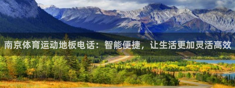 嗨王体育苹果版：南京体育运动地板电话：智能便捷，让生活更加灵活高效